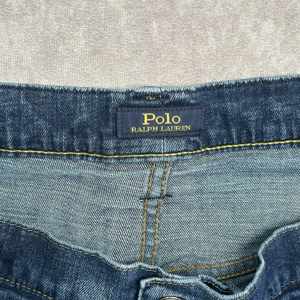 Polo Ralph Lauren Mens Hampton Relaxed Straight Jeans Blue Size 46B x 30